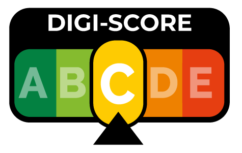 Digi-Score : évaluation de la santé numérique de votre entreprise. Note C.